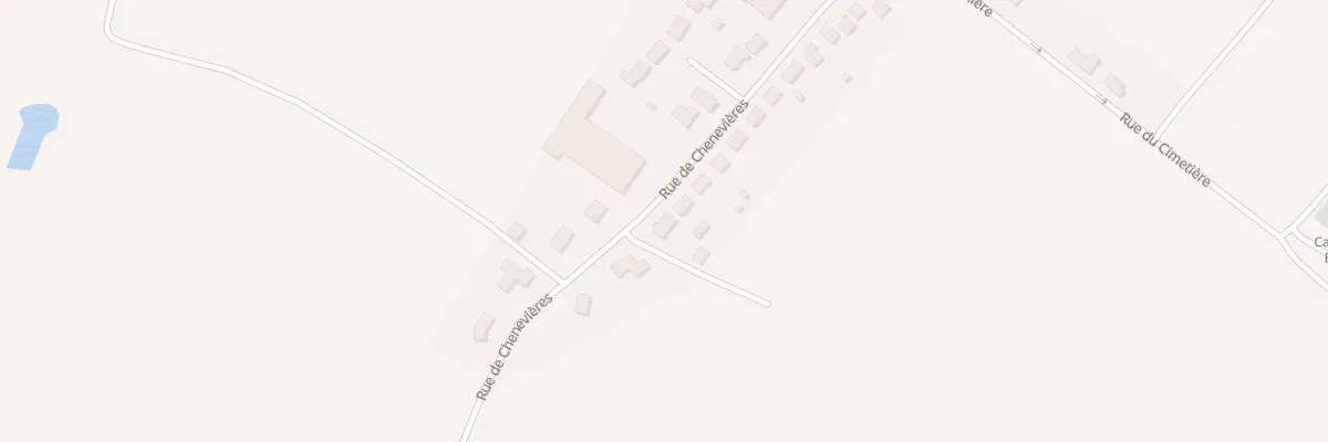 Plan du 35 Rue de Chenevières à Bénaménil
