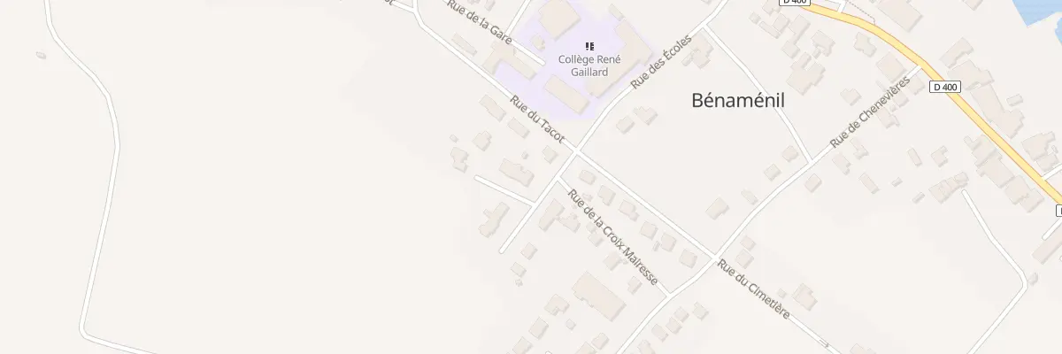 Plan du 2 Rue des Charmilles à Bénaménil