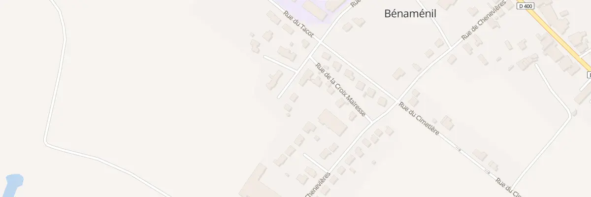 Plan du 7 Rue des Charmilles à Bénaménil
