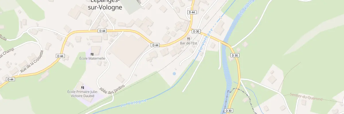 Plan du 9B Rue de la Mairie à Lépanges-sur-Vologne