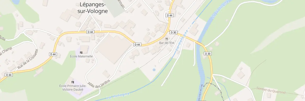 Plan du 11 Rue de la Mairie à Lépanges-sur-Vologne