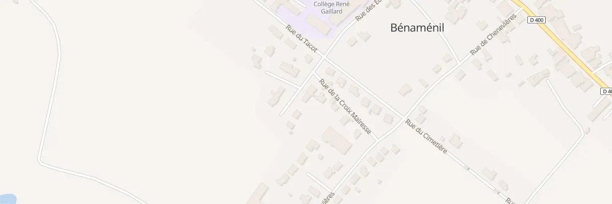 Plan du 5 Rue des Charmilles à Bénaménil