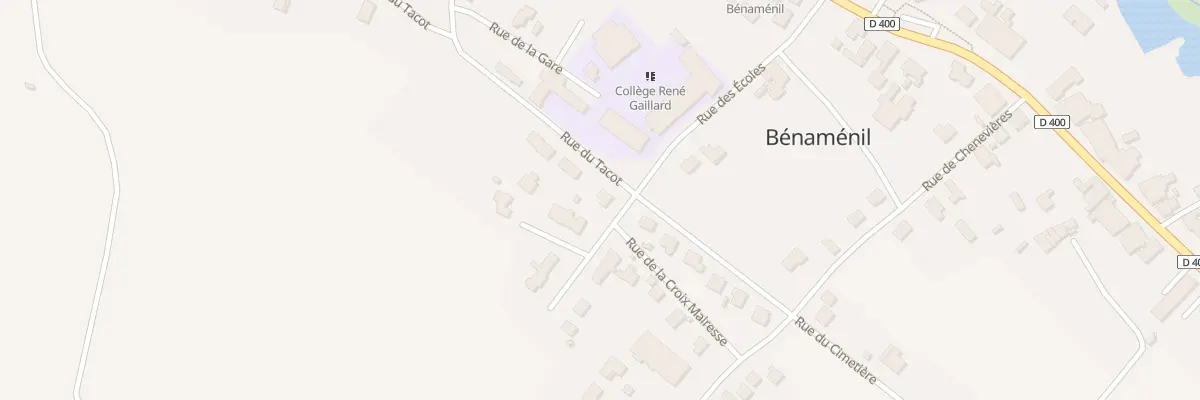Plan du 26 Rue du Tacot à Bénaménil