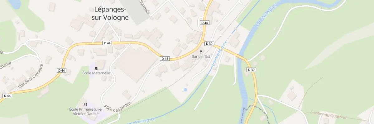Plan du 9 Rue de la Mairie à Lépanges-sur-Vologne
