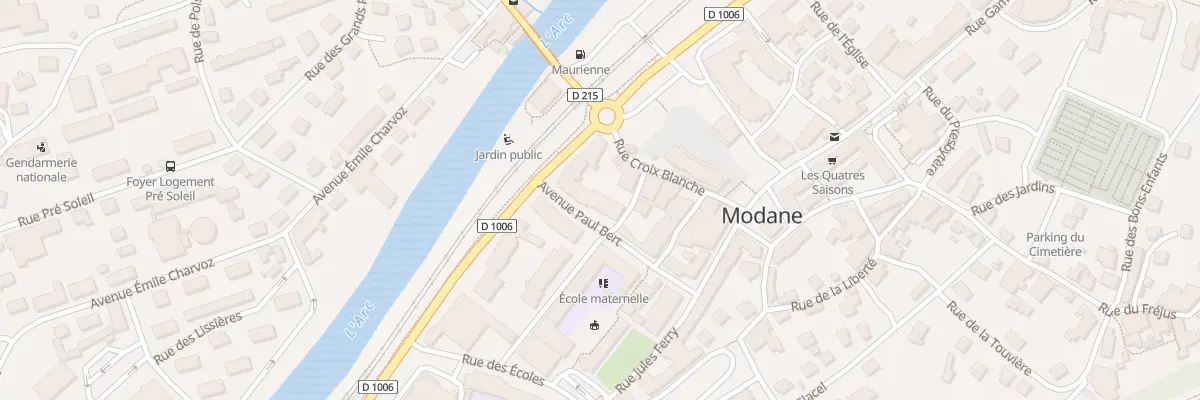 Plan du 20 Rue paul-bert à Modane