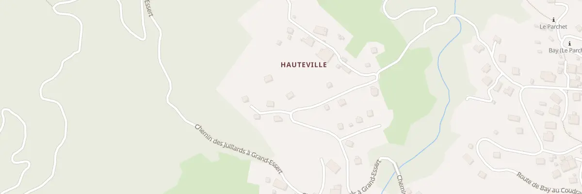 Plan du 201 Che de Hauteville à Passy