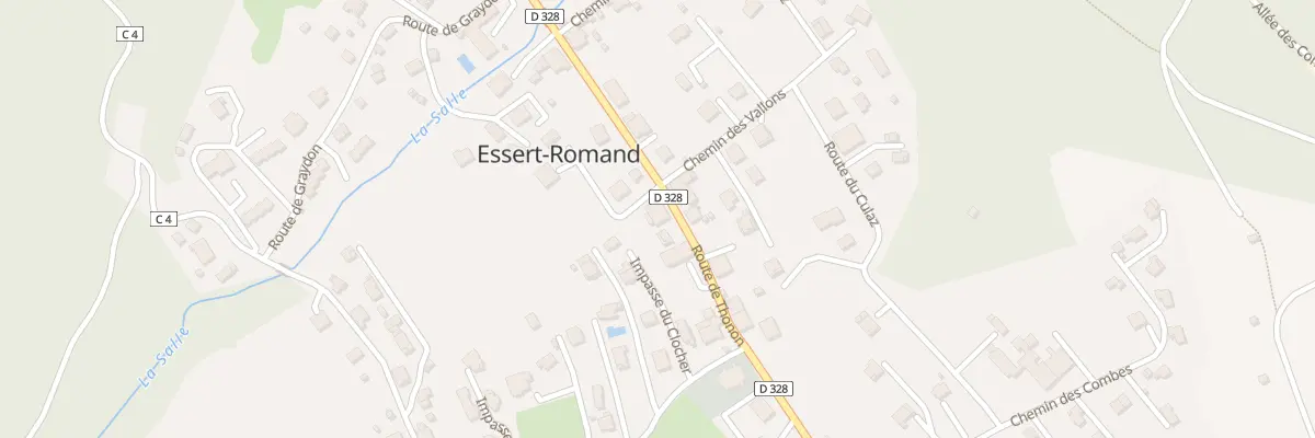 Plan du 107 Rte de Thonon à Essert-Romand