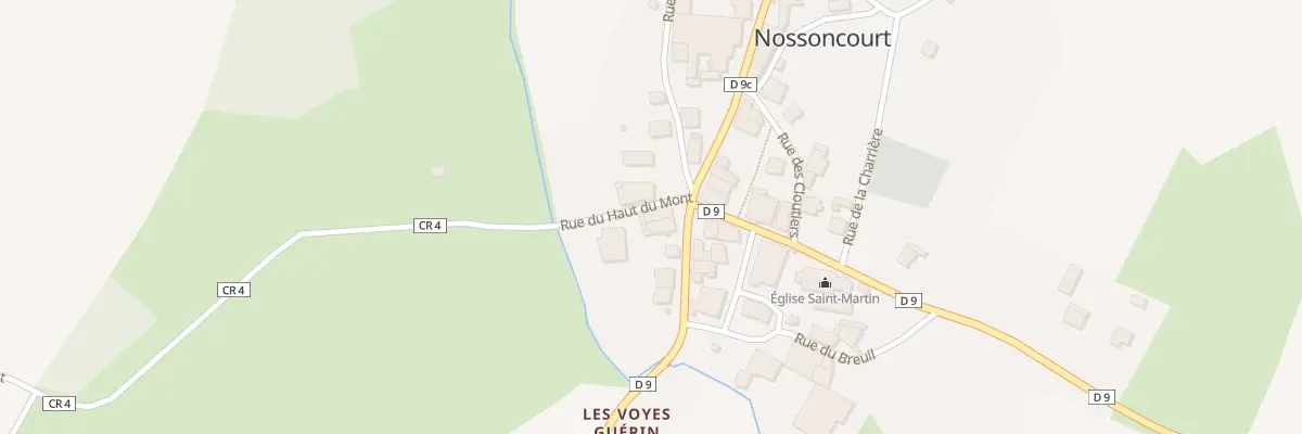 Plan du 5 Gr Grand Rue à Nossoncourt