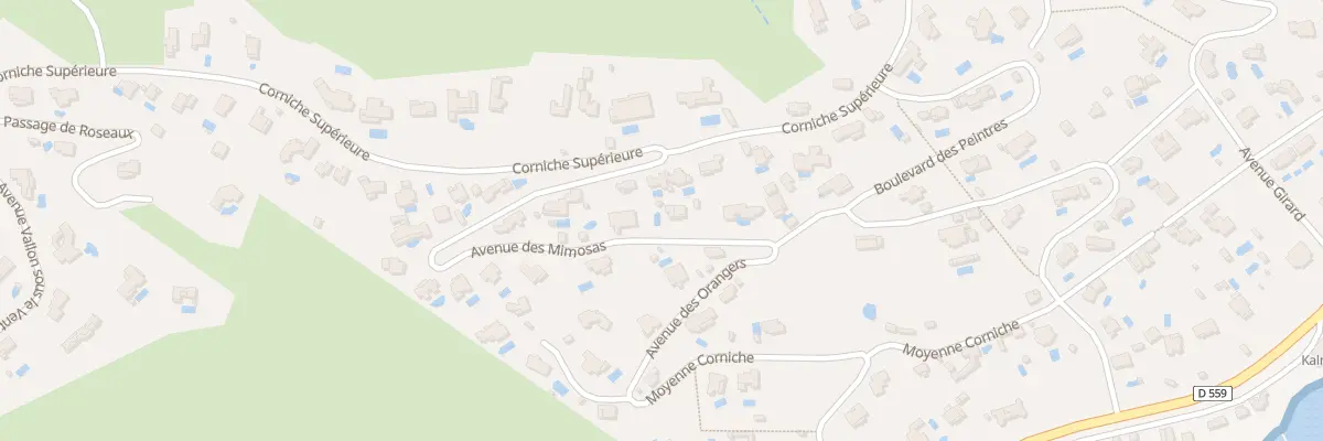 Plan du 9003 Av des Mimosas à Sainte-Maxime