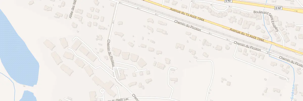 Plan du 521 Che du Picoton à Puget-sur-Argens