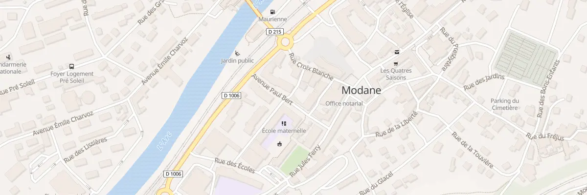 Plan du 80 Rue paul-bert à Modane