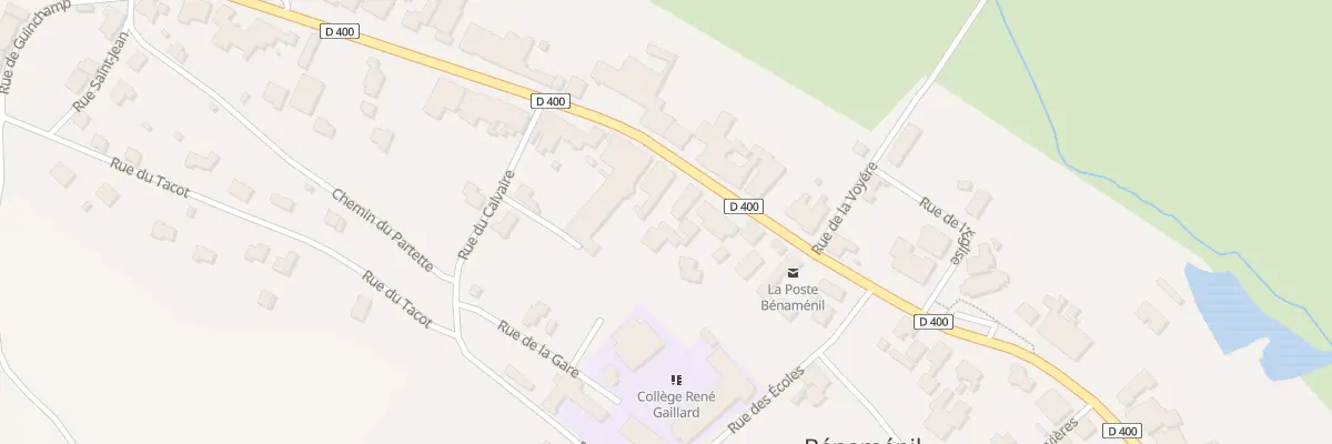 Plan du 76 Rue de la Libération à Bénaménil
