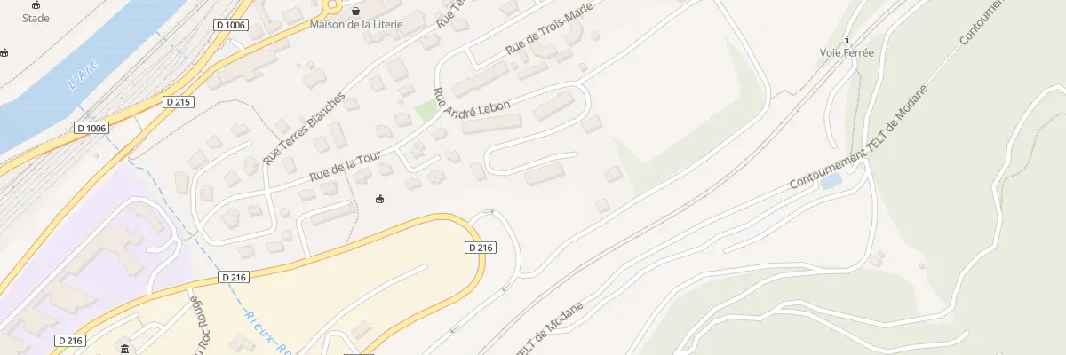 Plan du 695 Rue andré lebon à Modane