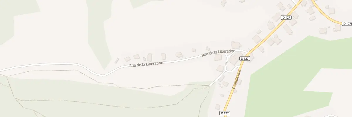 Plan du 6 Rue de la Liberation à Étobon