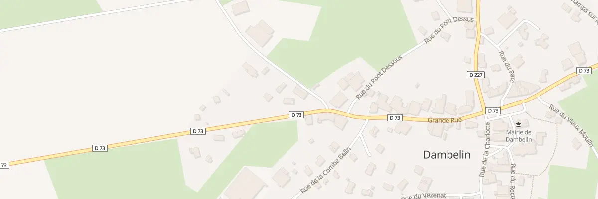 Plan du 34 Rue Grande à Dambelin