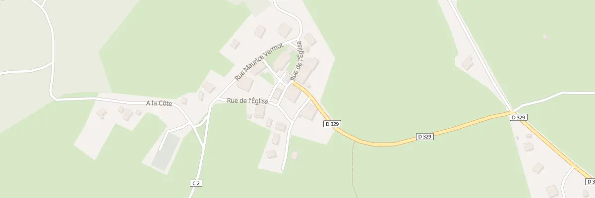 Plan du 5 Rue de l’Église au Bizot