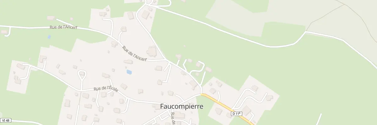 Plan du 72 Rue de l’Ancerf à Faucompierre