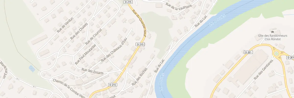 Plan du 22 Rue du Quartier Neuf à Villers-le-Lac