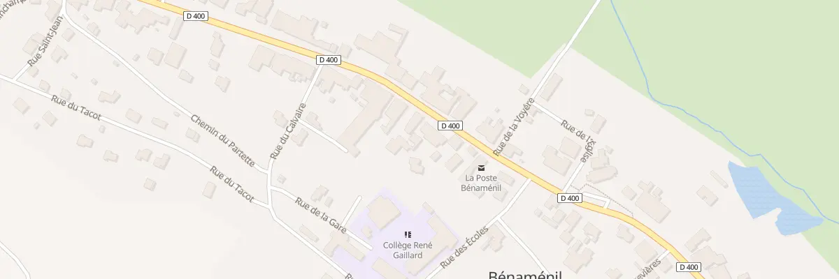 Plan du 78 Rue de la Libération à Bénaménil