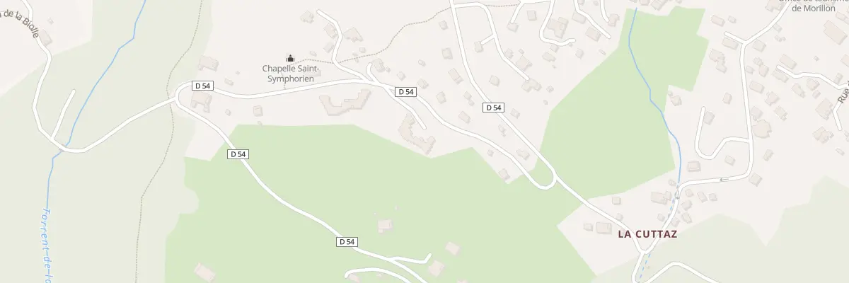 Plan du 947 Rte des Esserts à Morillon