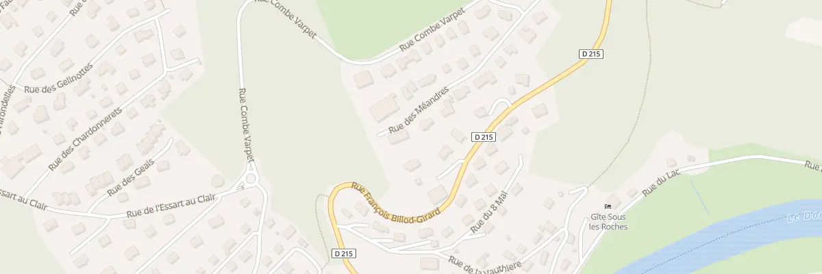 Plan du 21 Rue des Méandres à Villers-le-Lac