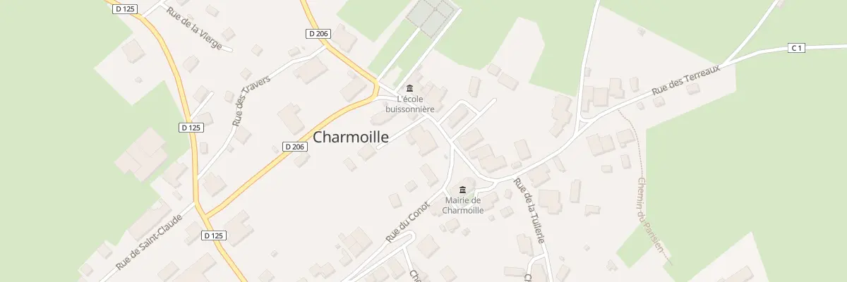 Plan du 10 Rue des Terreaux à Charmoille