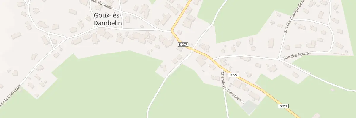 Plan du 4 Che des Fontaines à Goux-lès-Dambelin