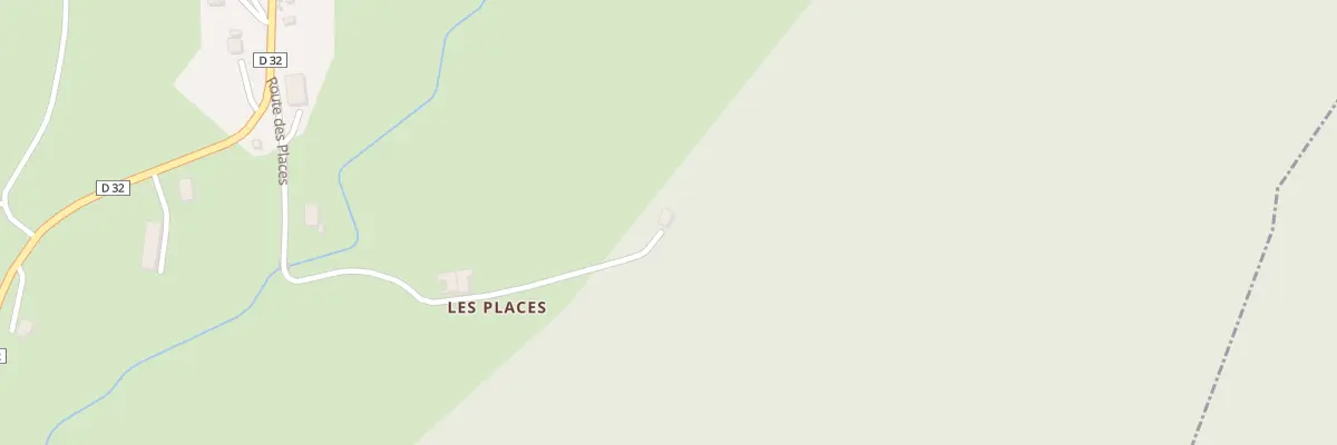 Plan du 294 Rte des Places à Bonnevaux