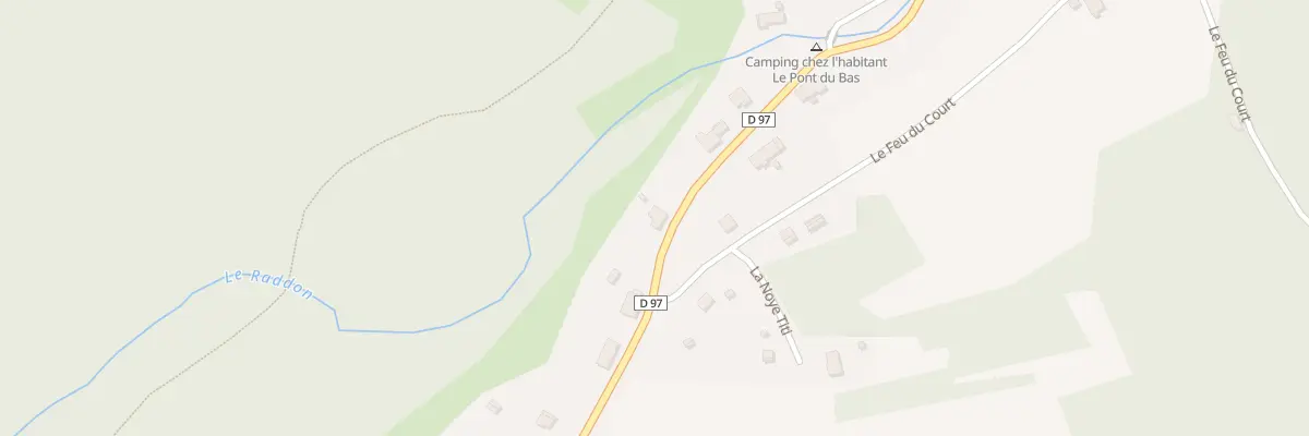Plan du 269 Les Fougeres à Fresse