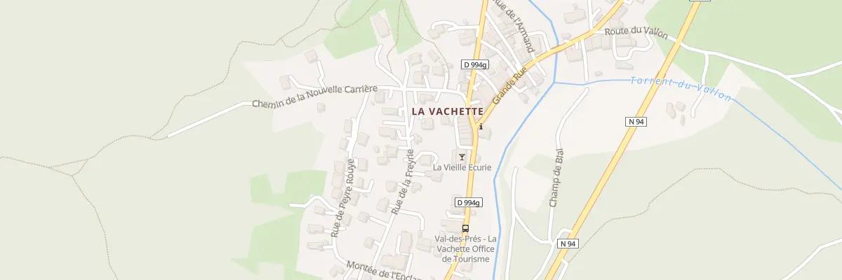 Plan du 5306 La Vachette à Val-des-Prés