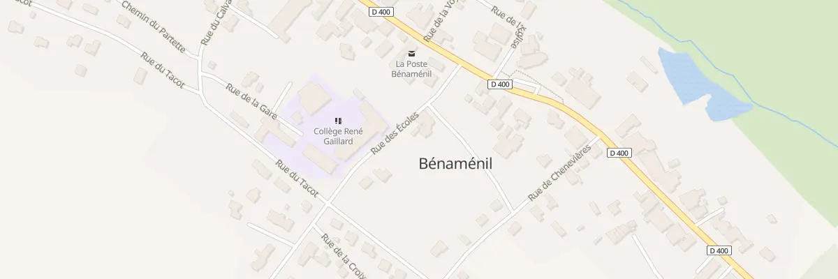 Plan du 4 Che de la Hargotte à Bénaménil