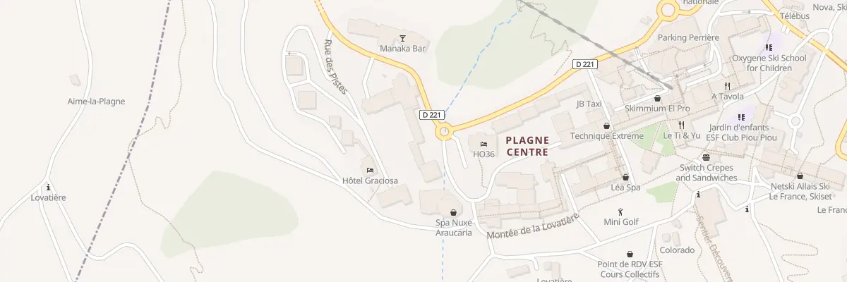 Plan du 5568 Imm Le Sierra Nevada à La Plagne Tarentaise