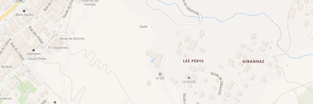 Plan du 322 Rte de Gibannaz aux Gets