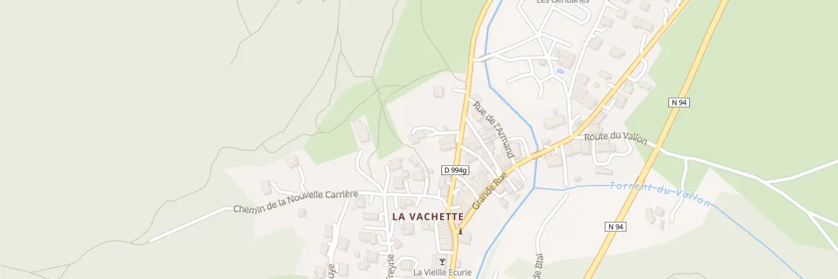 Plan du 5414 La Vachette à Val-des-Prés