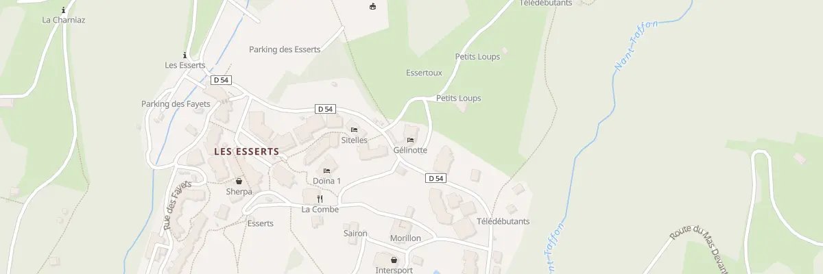 Plan du 417 Rte de Morillon 1100 à Morillon