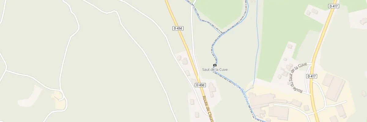 Plan du 45 Rte de Cleurie à Saint-Amé