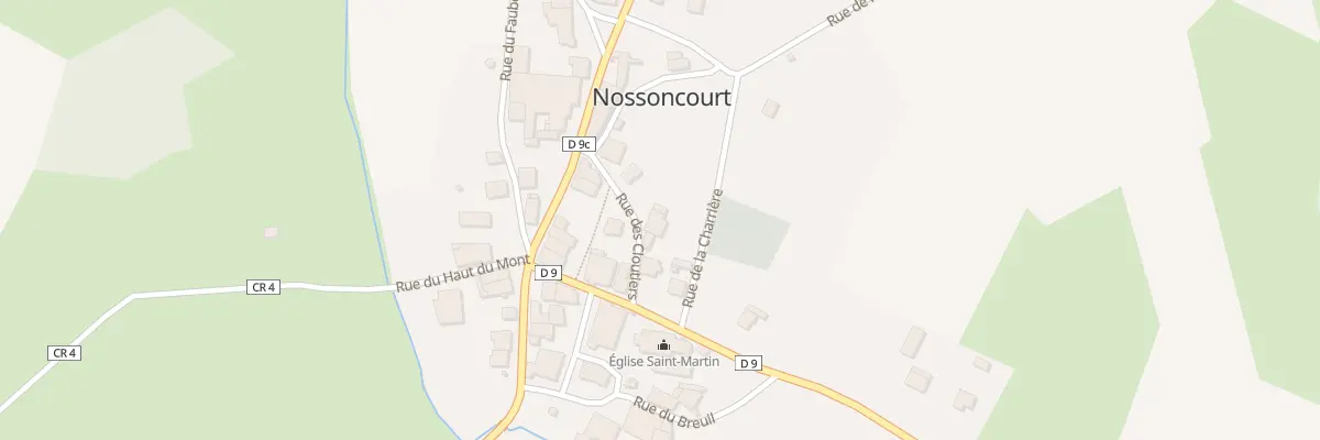 Plan du 3 Rue des Cloutiers à Nossoncourt