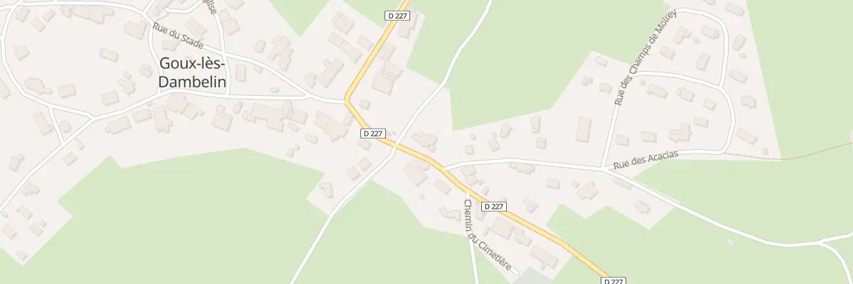 Plan du 7 Che des Fontaines à Goux-lès-Dambelin