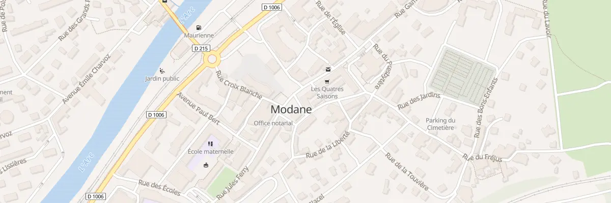 Plan du 5 Pl de l’Hôtel de Ville à Modane