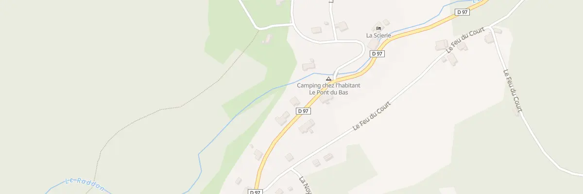 Plan du 251 Le Bas à Fresse