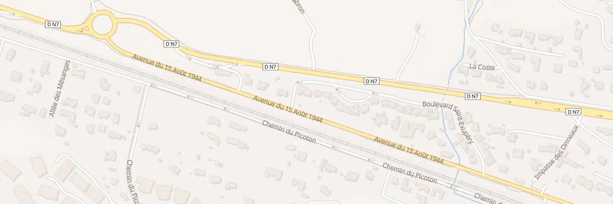 Plan du 379 Bd Saint Exupery à Puget-sur-Argens