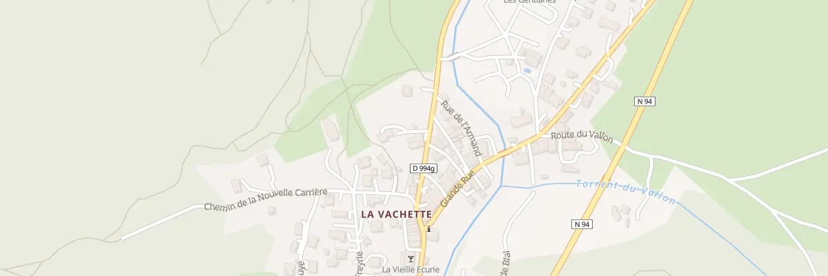 Plan du 5055 La Vachette à Val-des-Prés