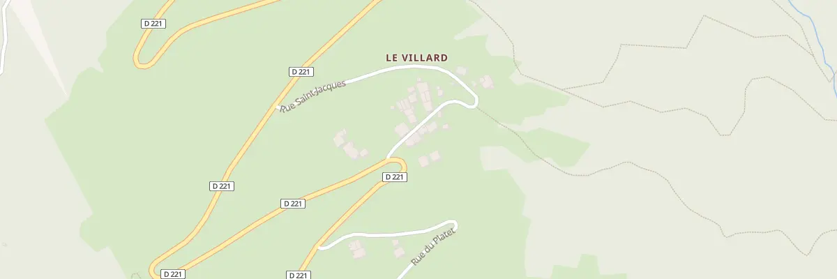 Plan du 365 Rue Saint Jacques à La Plagne Tarentaise