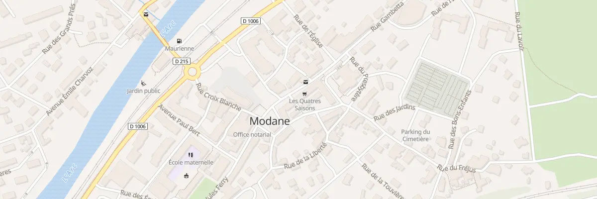Plan du 1 Rue gambetta à Modane