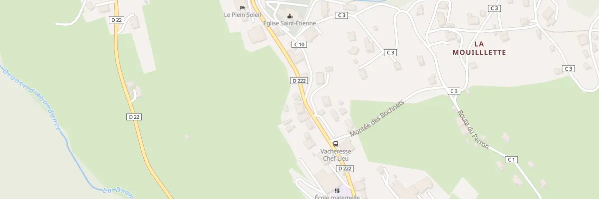 Plan du 960 Rte du Chef Lieu à Vacheresse