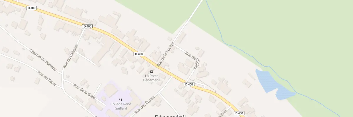 Plan du 3 Rue de l’Eglise à Bénaménil