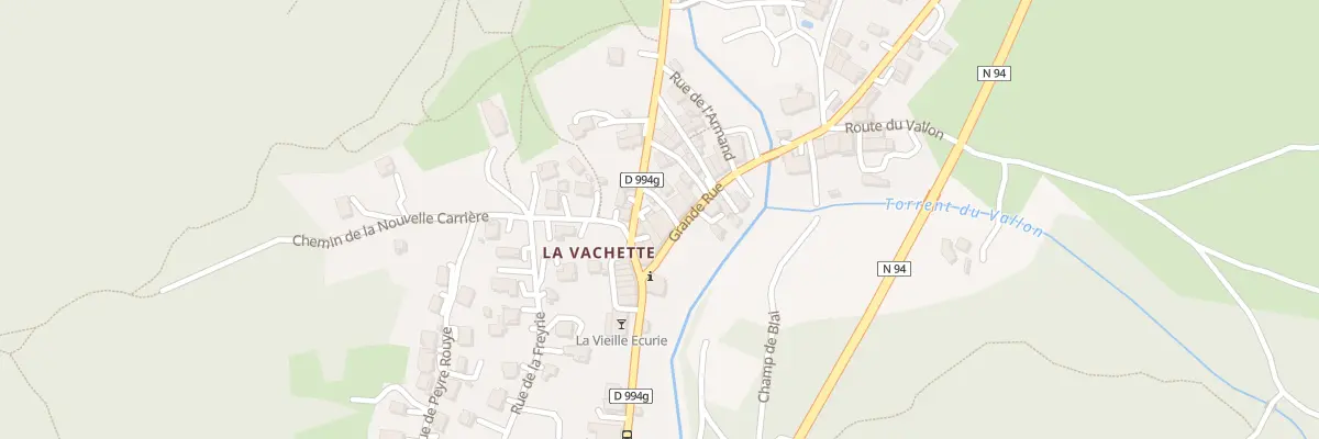 Plan du 5026 La Vachette à Val-des-Prés