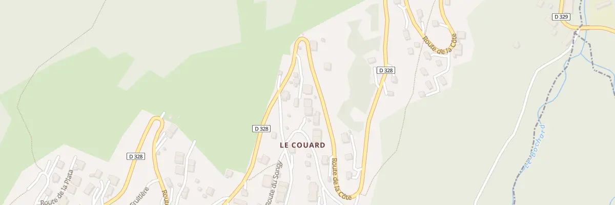 Plan du 1130 Rte de la Côte à La Côte-d’Arbroz