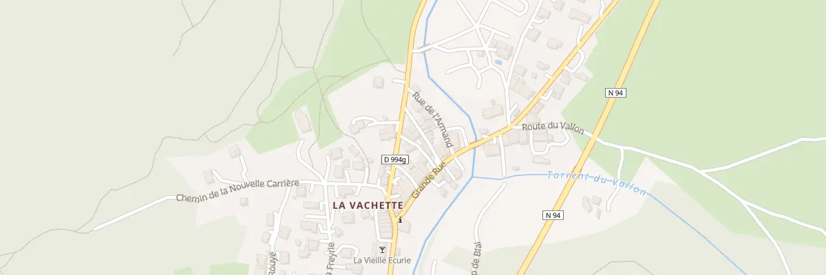 Plan du 7 Pas du Facteur à Val-des-Prés