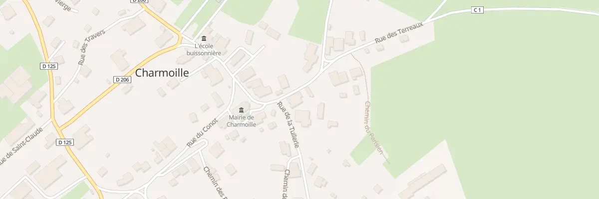 Plan du 1 Rue de la Tuilerie à Charmoille